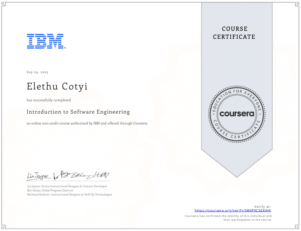 IBM Full Stack Certificate 13
